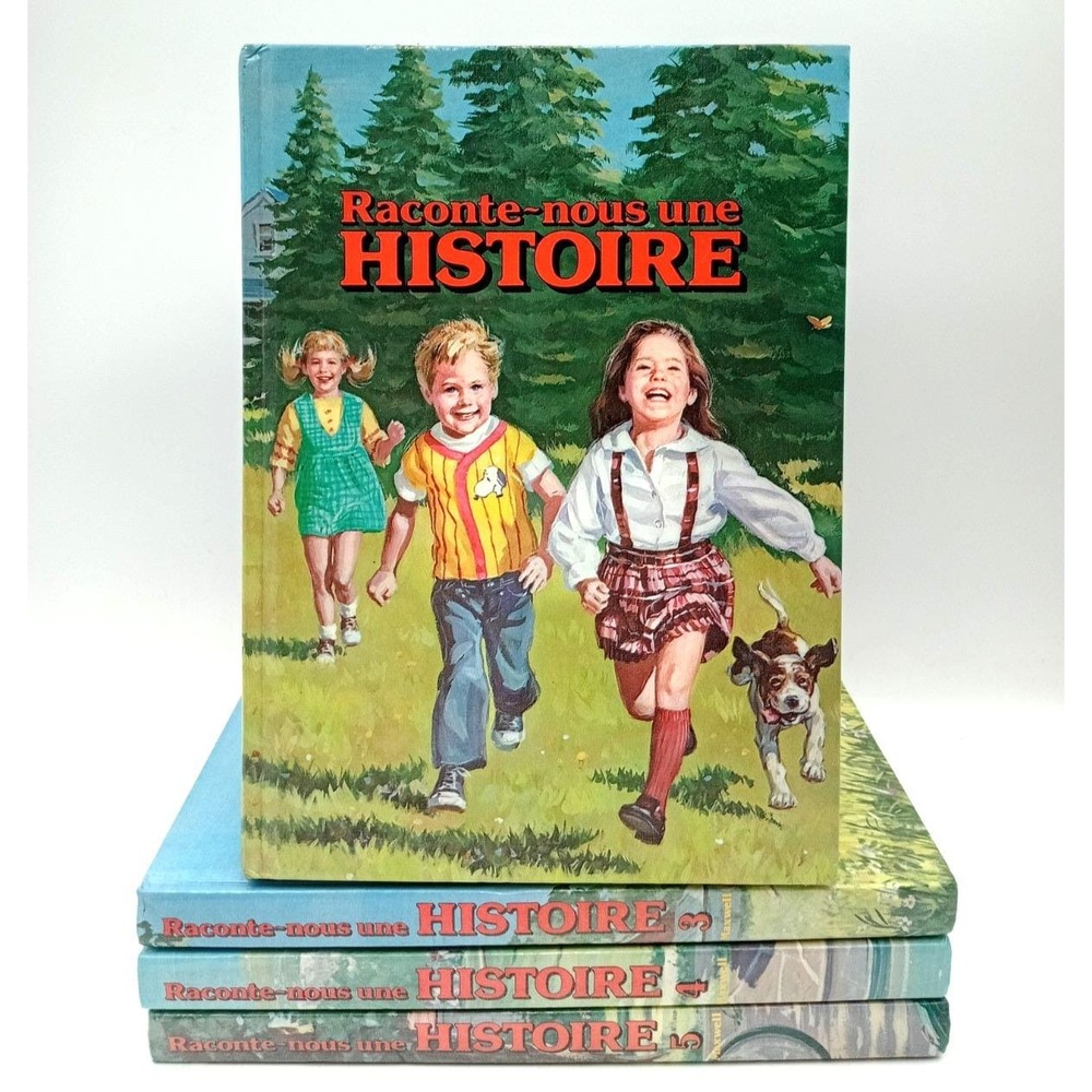 Raconte-nous une Histoire Lot 4 French Hardcover Children's Books VG